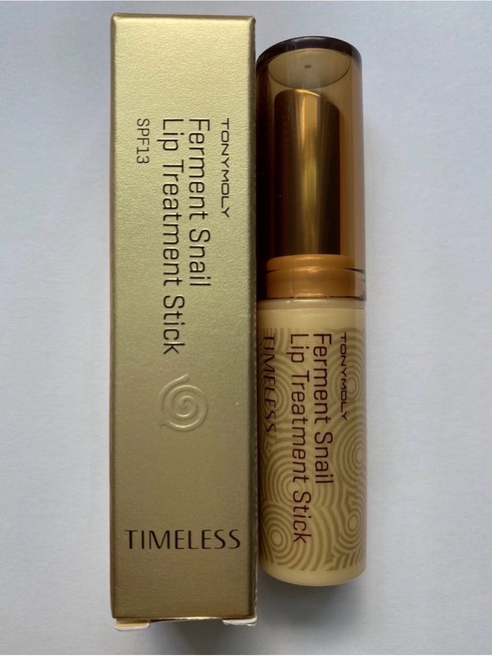 TONYMOLY Timeless Ferment Snail Lip Treatment Stick SPF 13 NIB Sealed